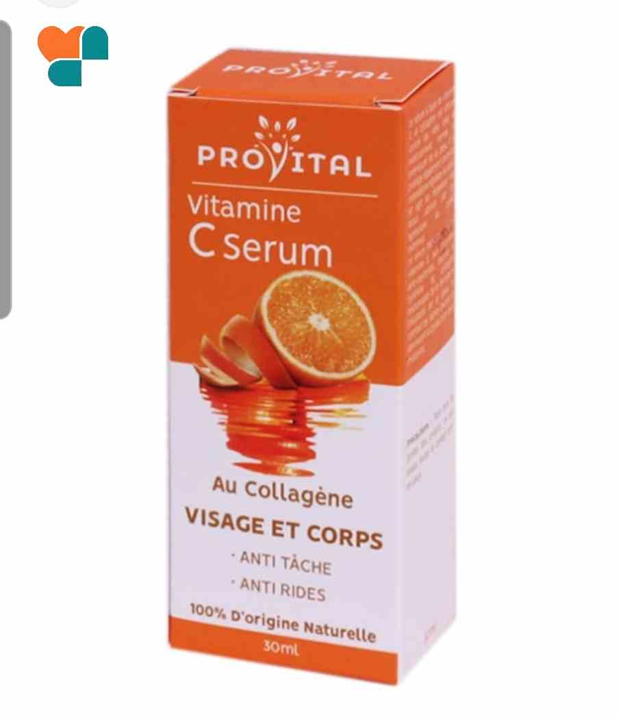 Le sérum Provital à base de vitamine C et de collagène
