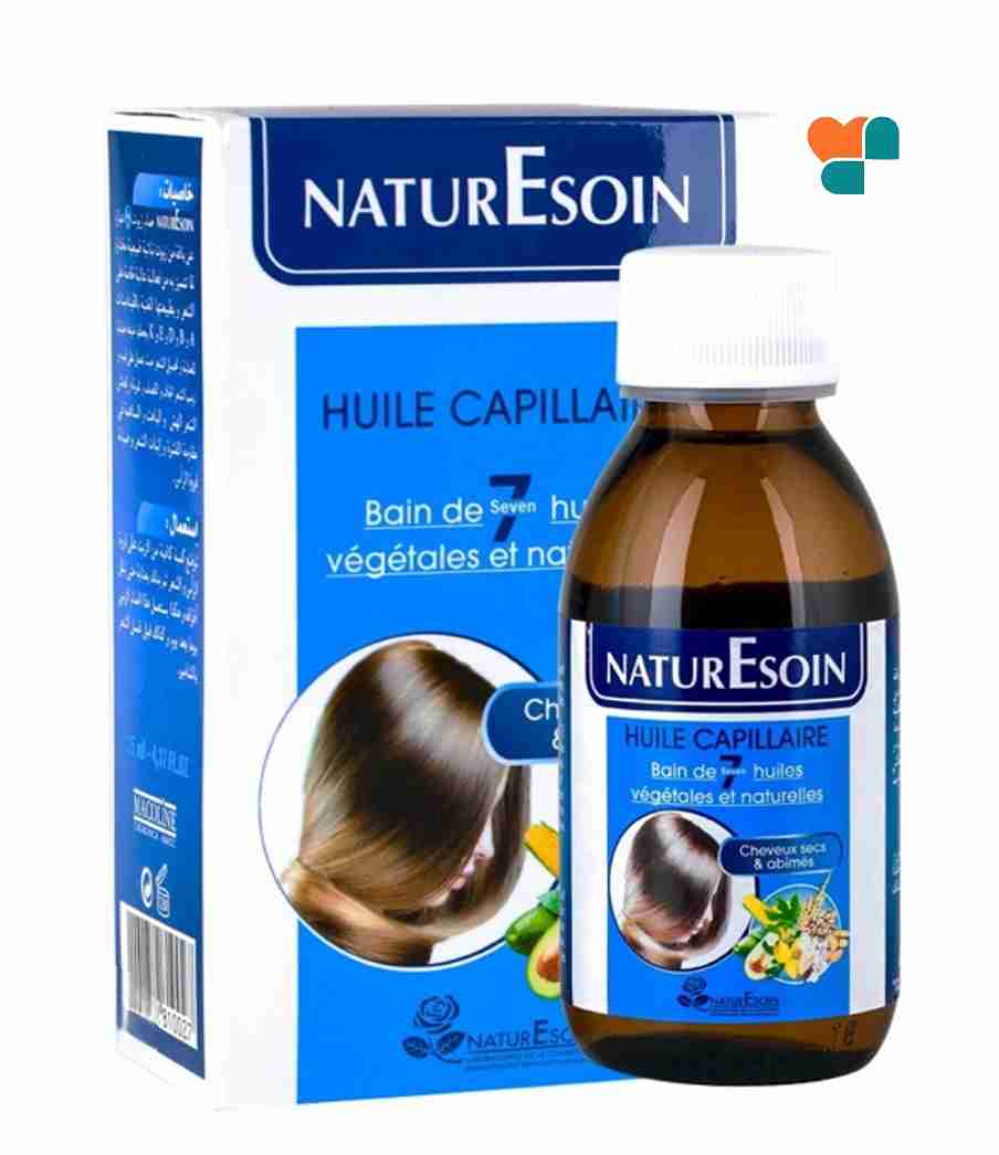 NaturEsoin Huile Capillaire Bain de 7 Huiles – 125ml