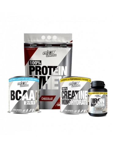 Whey 2,5 kg + BCAA + Créatine